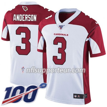 Maillot Homme Arizona Cardinals Drew Anderson 3 Nike Blanc 100th